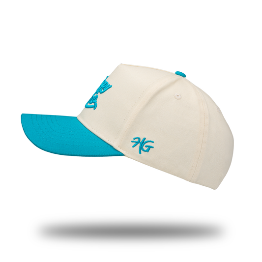 Teal Drip Hat