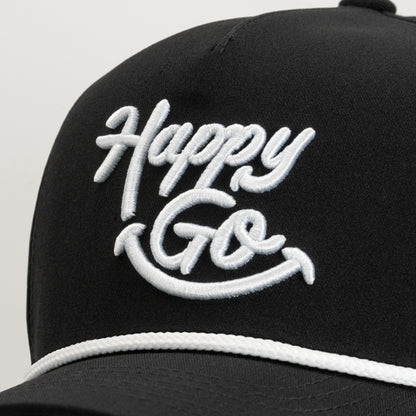 Happy Go Essentials Hat Black
