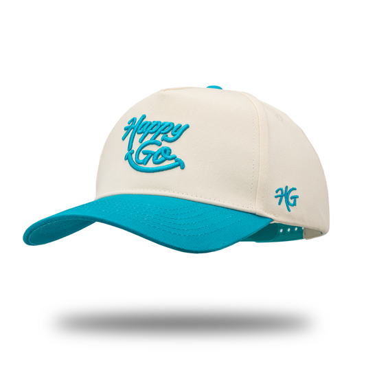 Teal Drip Hat